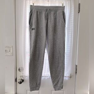 MEN’S UNDER ARMOUR LOOSE FIT GRAY SWEATPANTS/JOGGERS